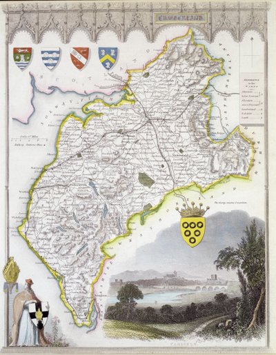 Mappa di Cumberland, da 